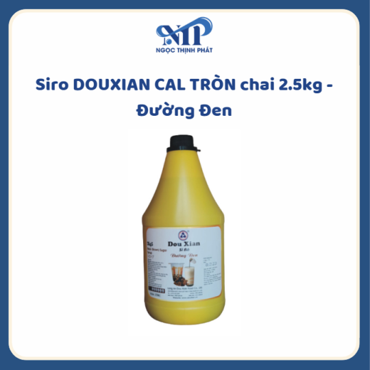 Siro DOUXIAN CAL TRÒN chai 2.5kg - Đường Đen