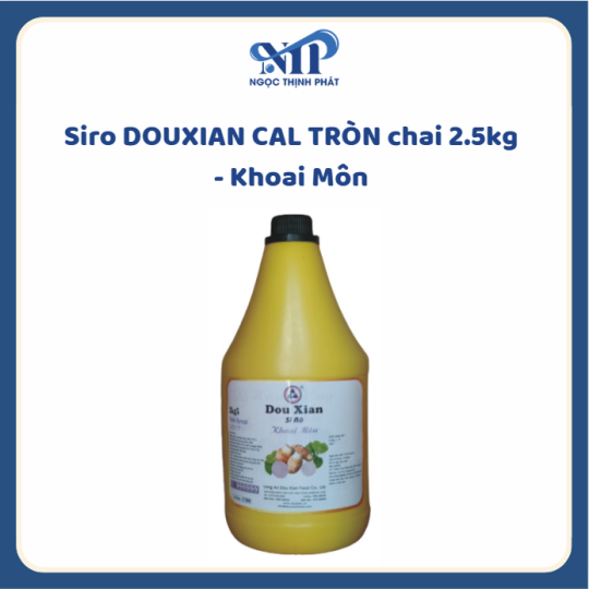 Siro DOUXIAN CAL TRÒN chai 2.5kg - Khoai Môn