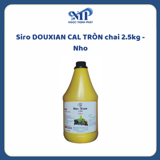 Siro DOUXIAN CAL TRÒN chai 2.5kg - Nho