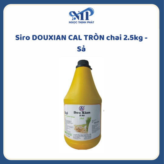 Siro DOUXIAN CAL TRÒN chai 2.5kg - Sả