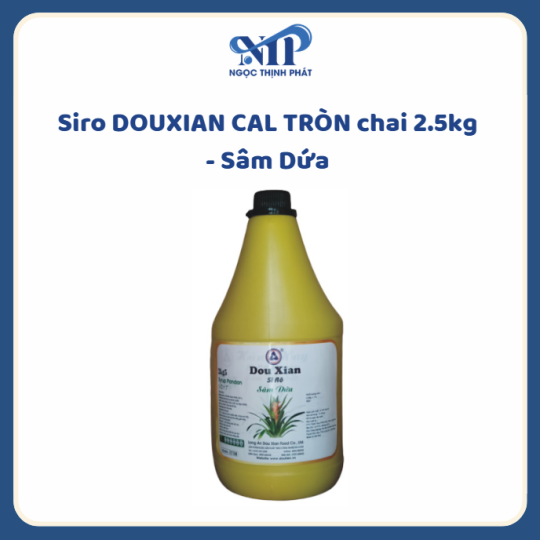 Siro DOUXIAN CAL TRÒN chai 2.5kg - Sâm Dứa