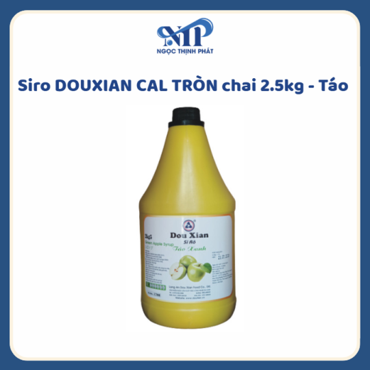 Siro DOUXIAN CAL TRÒN chai 2.5kg - Táo Xanh