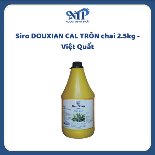 Siro DOUXIAN CAL TRÒN chai 2.5kg - Việt Quất