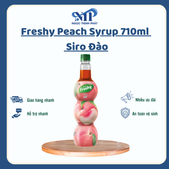 zFreshy Peach Syrup 710ml – Siro Đào
