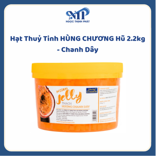 Thạch HÙNG CHƯƠNG hủ 2.2kg - vị Chanh Dây