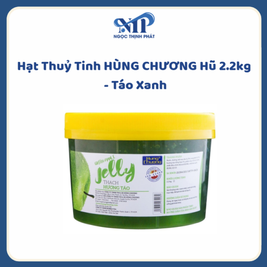 Thạch HÙNG CHƯƠNG hủ 2.2kg - vị Táo Xanh