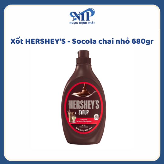 Xốt HERSHEY'S  - Socola chai nhỏ 680gr