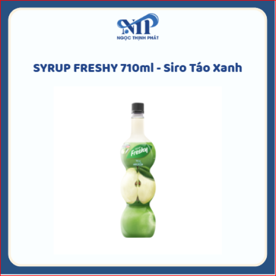 SYRUP FRESHY 710ml - Siro Táo Xanh (CTKM: Mua 12 chai giảm 5k/chai, có thể mix)