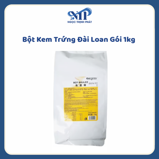 Bột Kem Trứng Đài Loan gói 1kg (CTKM: Mua 10 gói giảm 10k/gói)