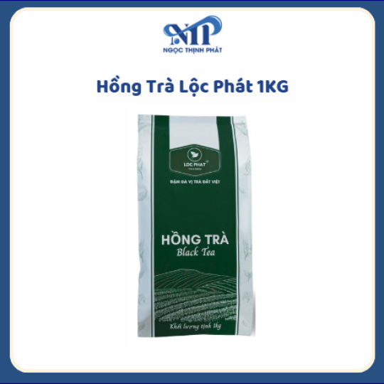 Hồng trà Lộc Phát 1kg - (CTKM: Mua 1 thùng giảm 5k/gói, có thể mix)