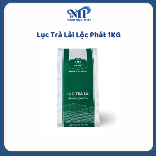 Lục Trà Lài Lộc Phát 1kg - (CTKM: Mua 1 thùng giảm 5k/gói, có thể mix)