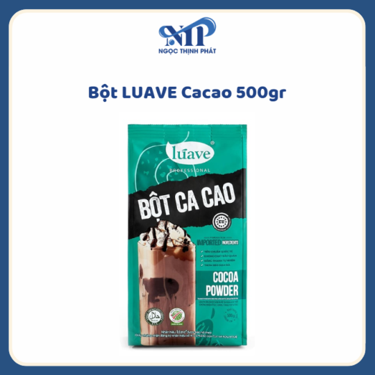 Bột Luave Cacao 500gr (CTKM: Mua 1T giảm 2k/ 1 gói)