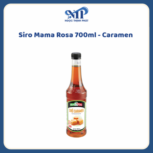 Siro Mama Rosa 700ml (chai nhựa) - Siro Caramen (CTKM: Mua 1 thùng giảm 2k/chai, có thể mix)