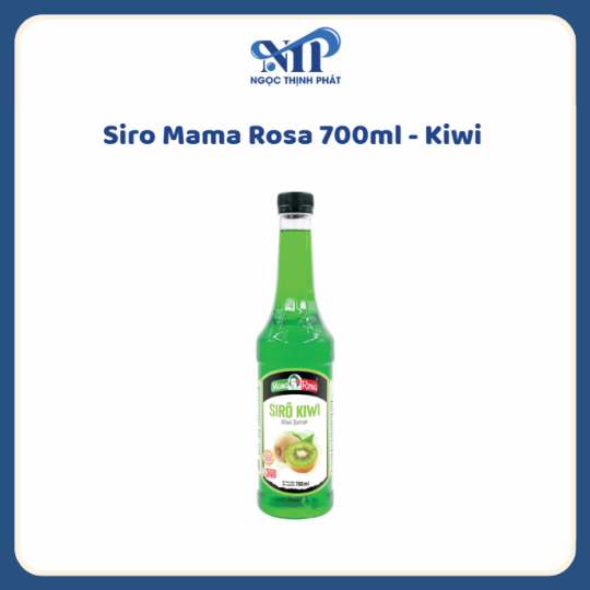 Siro Mama Rosa 700ml (chai nhựa) - Siro Kiwi (CTKM: Mua 1 thùng giảm 2k/chai, có thể mix)