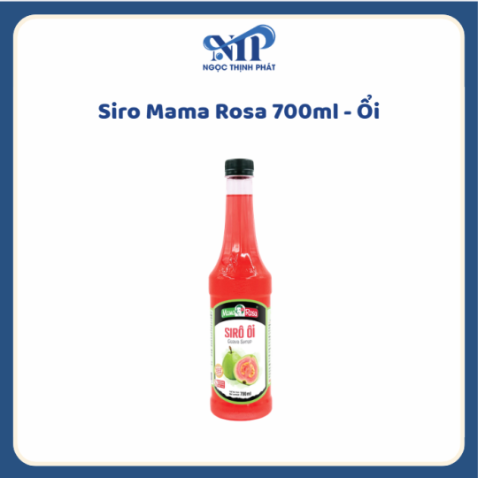 Siro Mama Rosa 700ml (chai nhựa) - Siro Ổi (CTKM: Mua 1 thùng giảm 2k/chai, có thể mix)