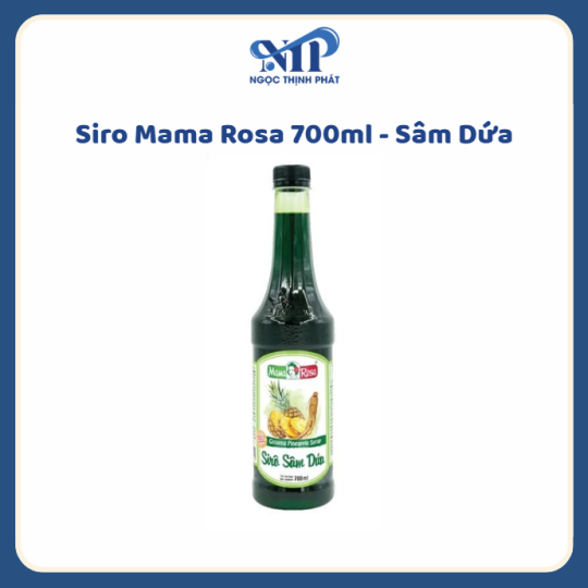 Siro Mama Rosa 700ml (chai nhựa) - Siro Sâm Dứa (CTKM: Mua 1 thùng giảm 2k/chai, có thể mix)