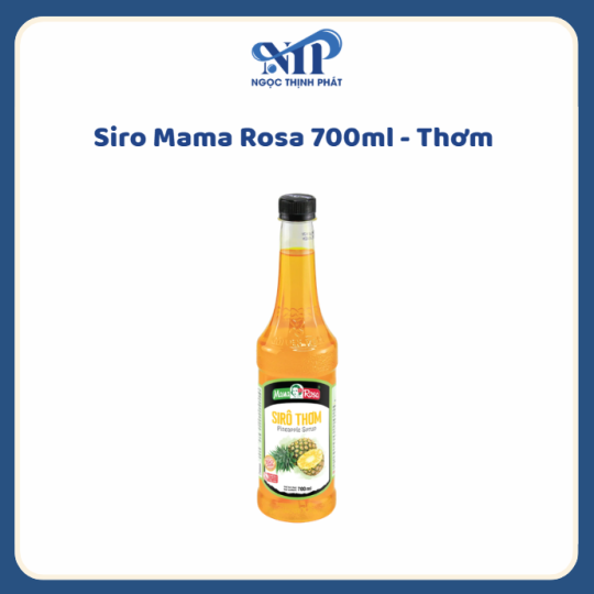 Siro Mama Rosa 700ml (chai nhựa) - Siro Thơm (CTKM: Mua 1 thùng giảm 2k/chai, có thể mix)