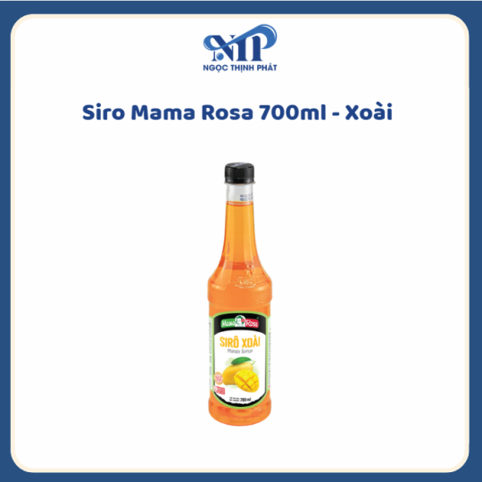 Siro Mama Rosa 700ml (chai nhựa) - Siro Xoài (CTKM: Mua 1 thùng giảm 2k/chai, có thể mix)