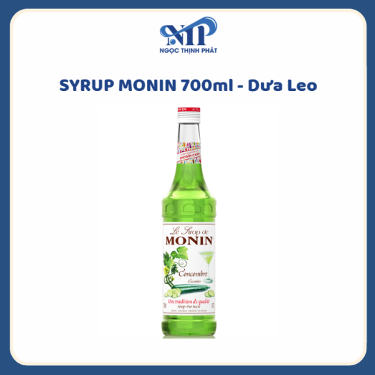 SYRUP MONIN 700ml - Siro Dưa Leo