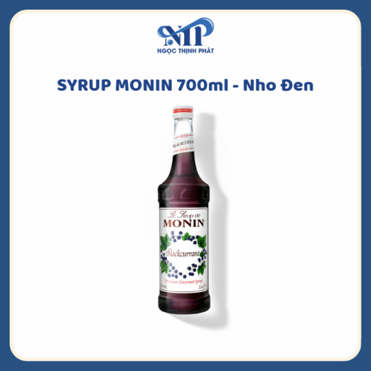 SYRUP MONIN 700ml - Siro Nho Đen