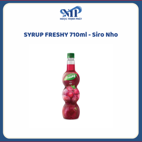 SYRUP FRESHY 710ml - Siro Nho (CTKM: Mua 12 chai giảm 5k/chai, có thể mix)