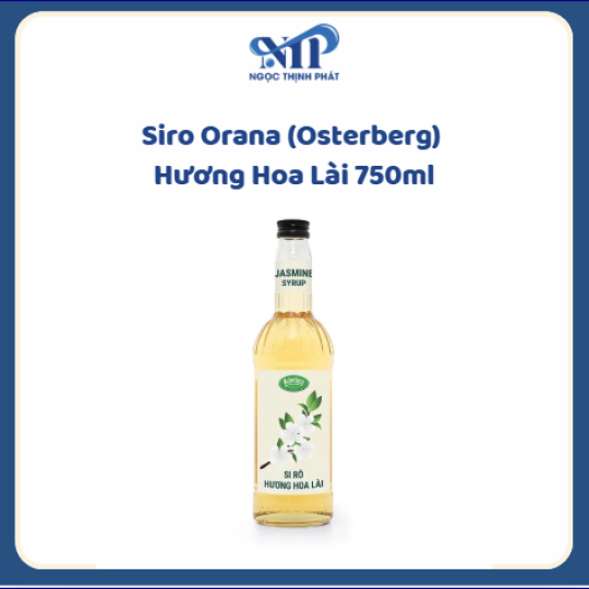 OSTERBERG (ORANA) - Siro  hương Hoa Nhài chai 750ml