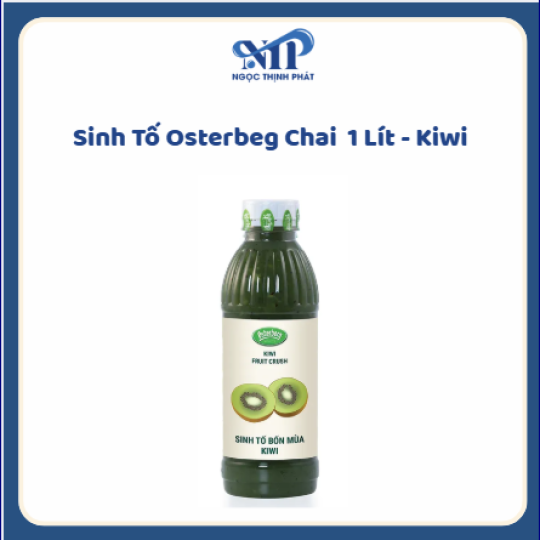 Sinh Tố OSTERBERG chai 1 lít - Kiwi (CTKM: Mua 1 thùng giảm 2k/chia, có thể mix)