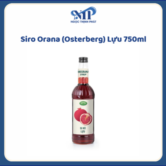 OSTERBERG (ORANA) - Siro  hương Lựu chai 750ml