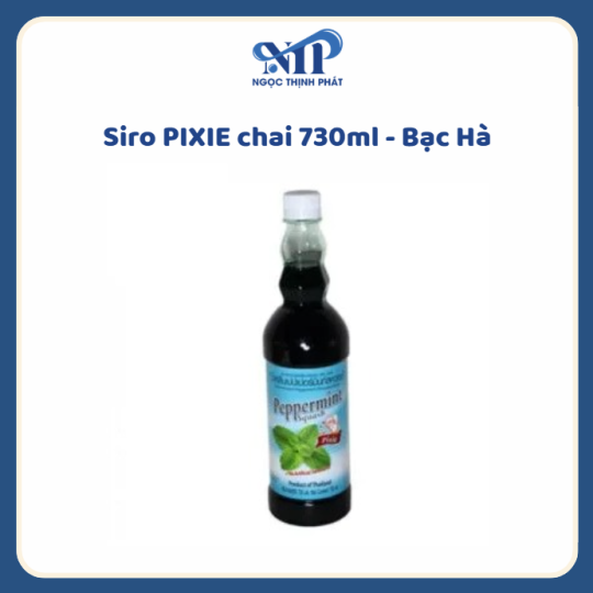 Siro Pixie 730ml - vị Bạc Hà (CTKM: Mua 12 chai giảm 2k/ 1 chai, Có thể mix)