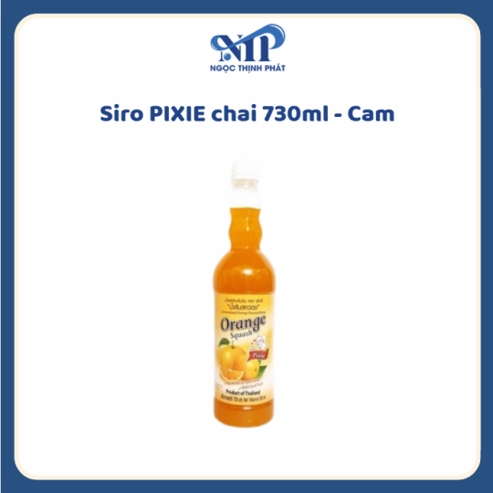 Siro Pixie 730ml - vị Cam (CTKM: Mua 12 chai giảm 2k/ 1 chai, Có thể mix)