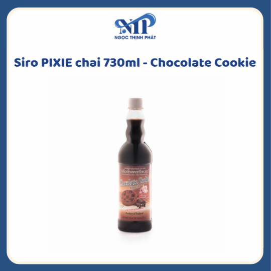 Siro Pixie 730ml - vị Chocolate Cookie (CTKM: Mua 12 chai giảm 2k/ 1 chai, Có thể mix)