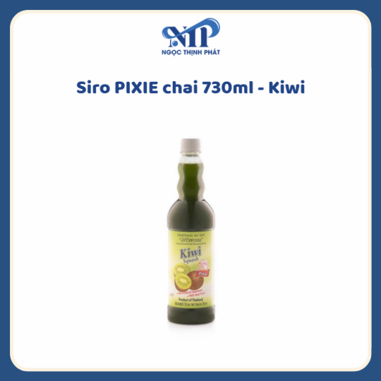Siro Pixie 730ml - vị Kiwi (CTKM: Mua 12 chai giảm 2k/ 1 chai, Có thể mix)