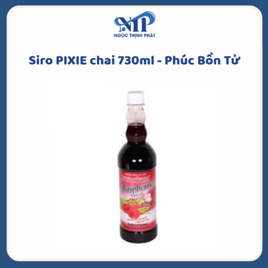 Siro Pixie 730ml - vị Phúc Bồn Tử (CTKM: Mua 12 chai giảm 2k/ 1 chai, Có thể mix)