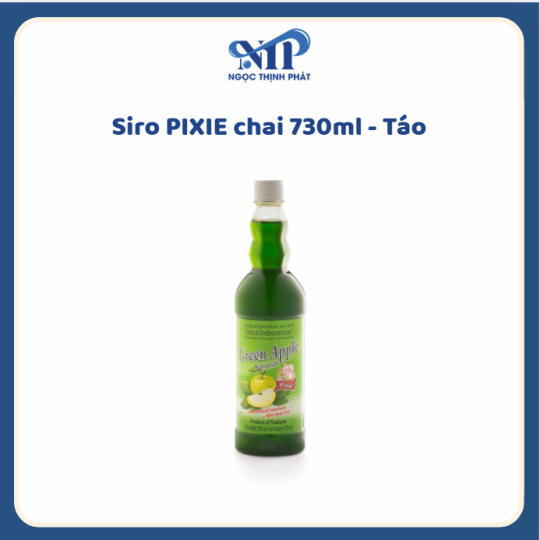 Siro Pixie 730ml - vị Táo (CTKM: Mua 12 chai giảm 2k/ 1 chai, Có thể mix)
