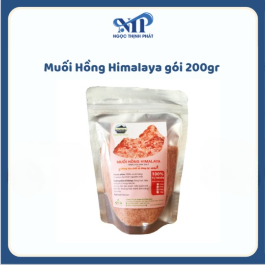 Muối Hồng Himalaya gói 200gr (CTKM: Mua 10 gói giảm 5k/gói)