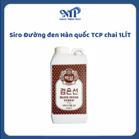 Siro Đường đen Hàn quốc TCP chai 1LÍT