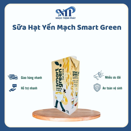 Sữa Yến Mạch Smart Green 1L 
