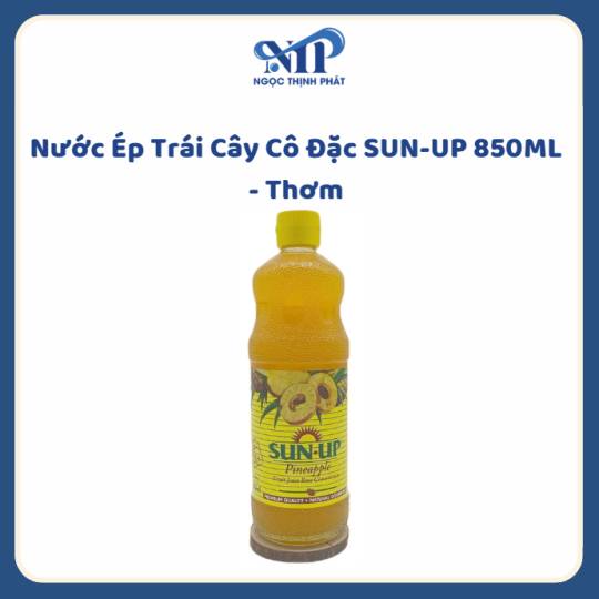 Nước Ép Trái Cây Cô Đặc SUN-UP 850ML - Thơm(CTKM: Mua 1 thùng giảm 2k/ 1 chai, có thể mix)