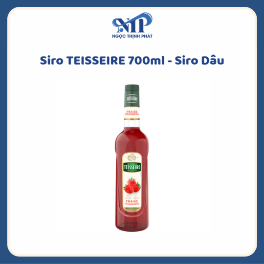 SYRUP TEISSEIRE 700ml - Siro Dâu
