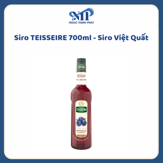 SYRUP TEISSEIRE 700ml - Siro Việt Quất