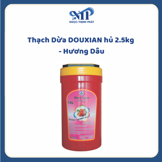 Thạch Dừa DOUXIAN hủ 2.5kg - hương Dâu