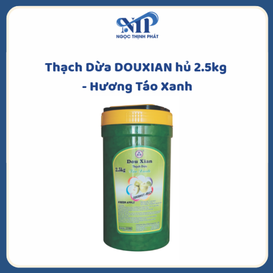 Thạch Dừa DOUXIAN hủ 2.5kg - hương Táo
