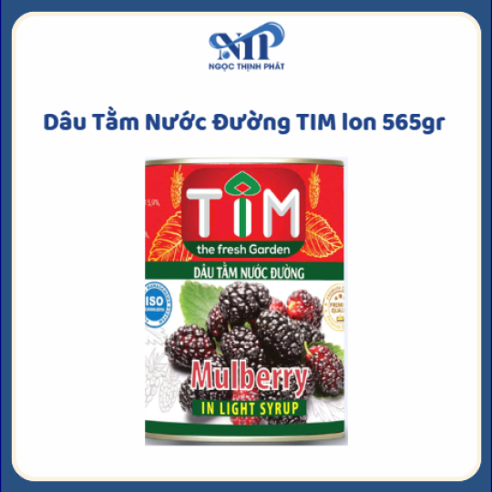 Dâu Tằm Nước Đường TIM 560gr (CTKM: Mua 12 hộp giảm 2k/1 hộp)
