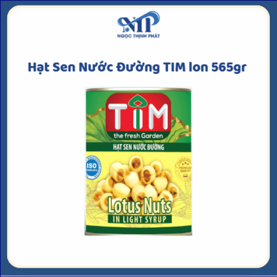 Hạt Sen Nước Đường TIM 560gr (CTKM: Mua 12 hộp giảm 2k/1 hộp)