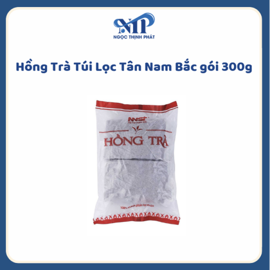 Hồng Trà Túi Lọc TÂN NAM BẮC gói 300gr (CTKM: Mua 1 thùng giảm 1k/gói)