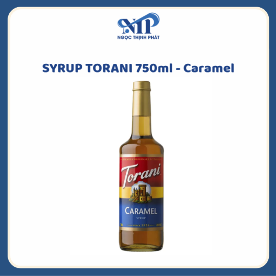 SYRUP TORANI 750ml - Siro Caramel (CTKM: Mua 12 chai giảm 2k/chai, có thể mix)