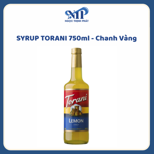 SYRUP TORANI 750ml - Siro Chanh Vàng (CTKM: Mua 12 chai giảm 2k/chai, có thể mix)