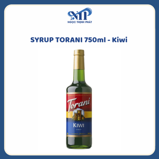 SYRUP TORANI 750ml - Siro Kiwi (CTKM: Mua 12 chai giảm 2k/chai, có thể mix)