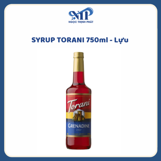 SYRUP TORANI 750ml - Siro Lựu (CTKM: Mua 12 chai giảm 2k/chai, có thể mix)