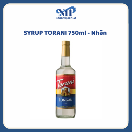 SYRUP TORANI 750ml - Siro Nhãn (CTKM: Mua 12 chai giảm 2k/chai, có thể mix)